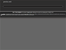 Tablet Screenshot of penis.net